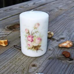 Decorated Gift Candle, Romantic Housewarming Best Friend Wedding Decor Candle