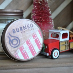Candy Cane Soy Candle - thumbnail 2