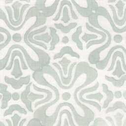 Galbraith & Paul Tulip Custom Roman Shades - Shown in Light Cadet On White - thumbnail 3