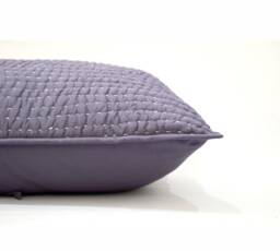 Lavender Quilted, Pillow Covers, Stripe Pattern, Kantha, Boho, 100% Cotton, Sizes Available