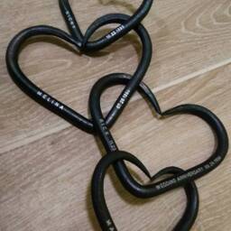 4x Family Of Hearts - Personalised Iron Love - 6Th Anniversary Gift - thumbnail 2