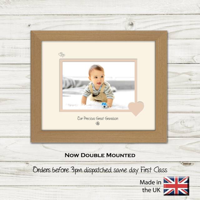 Great Grandson Photo Frame Mother's Day Gift, Made in UK - image 1