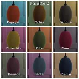 Classic Mesh Oval Pendant Lampshade - Various Colours 3D Printed Industrial Design Sustainable Lighting E27 Led Bulb Compatible - thumbnail 3