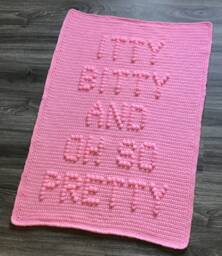 Crochet Baby Blanket Pattern - 24x34