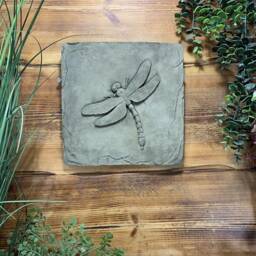 stone Garden Detailed Dragonfly Wall Hanger Hanging Plaque Ornament - thumbnail 2