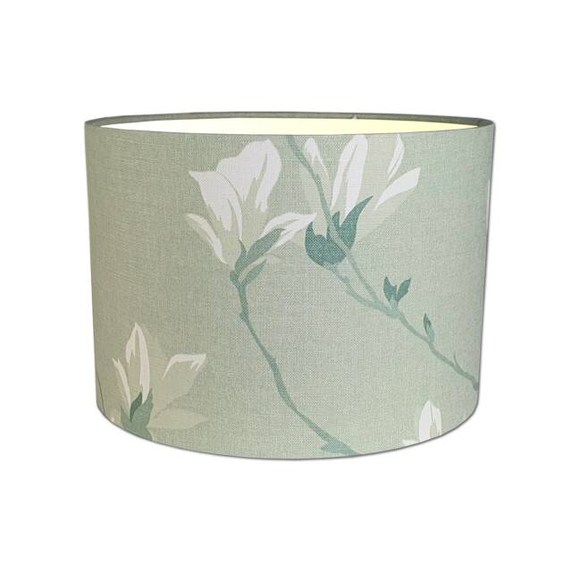 Lampshades in Laura Ashley Magnolia Grove Hedgerow Green Fabric Handmade Free Delivery - image 1