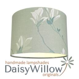 Lampshades in Laura Ashley Magnolia Grove Hedgerow Green Fabric Handmade Free Delivery - thumbnail 4
