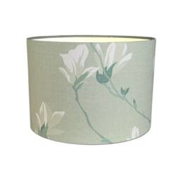 Lampshades in Laura Ashley Magnolia Grove Hedgerow Green Fabric Handmade Free Delivery - thumbnail 1