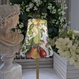 Cordless Touch Lamp. Beautiful Autumn Design Decoupaged Usb Rechargeable Table Lamp.cordless Four Stand Colours - thumbnail 4