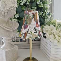 Cordless Touch Lamp. Beautiful Autumn Design Decoupaged Usb Rechargeable Table Lamp.cordless Four Stand Colours - thumbnail 2
