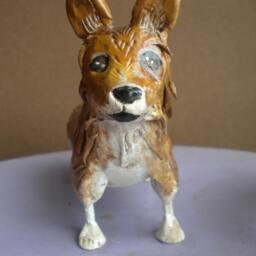 Customize Your Pets Three Dogs Folk Art Sculpture Based On Photos - thumbnail 4