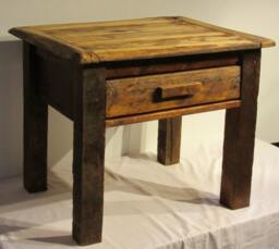 Side Table With Pull Out Drawer - thumbnail 1
