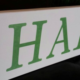 Happiness Extra Large Wood Sign Wall Hanging Distressed Rustic Primitive Decor Fixer Upper Housewarming Gift Farmhouse Lakehouse - thumbnail 2