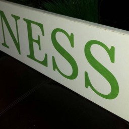 Happiness Extra Large Wood Sign Wall Hanging Distressed Rustic Primitive Decor Fixer Upper Housewarming Gift Farmhouse Lakehouse - thumbnail 3
