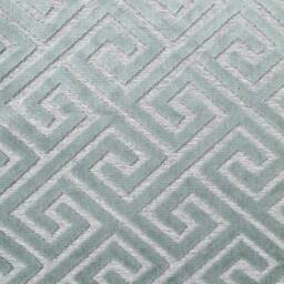 Handmade Luxe Blue Slate Meander 70cm Storage Ottoman - Extravaganza Fabric Bespoke British Made - thumbnail 4