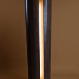 Solid Oak Sculptural Light Fixture - thumbnail 2