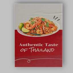 Authentic Thai Prawn Noodle Street Food Poster Canvas Wall Art Print Decor Picture Ready To Hang - thumbnail 1
