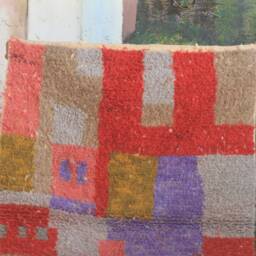 Moroccan Rug, Custom Fabulous Boujad Authentic, Azilal Abstract Multicolored Carpet - thumbnail 3