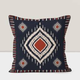 Turkish Kilim Pillow Cover, Ethnic Cushion Case, Traditional Southwestern Decor, Aztec Pattern, Living Room Accent, Boho Chic Home Decor - thumbnail 2