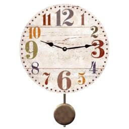 Rustic Oversized Numbers Clock - thumbnail 2