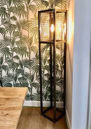 Industrial Rustic Vintage Floor Lamp With E27 Bulb By Designer Legs