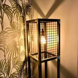Industrial Rustic Vintage Floor Lamp With E27 Bulb By Designer Legs - thumbnail 2