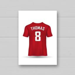 Green Football Bedroom Prints, Set Of 3 Personalised Boys Wall Art Any Colour Football Prints With Name, Eat Sleep Repeat - thumbnail 3