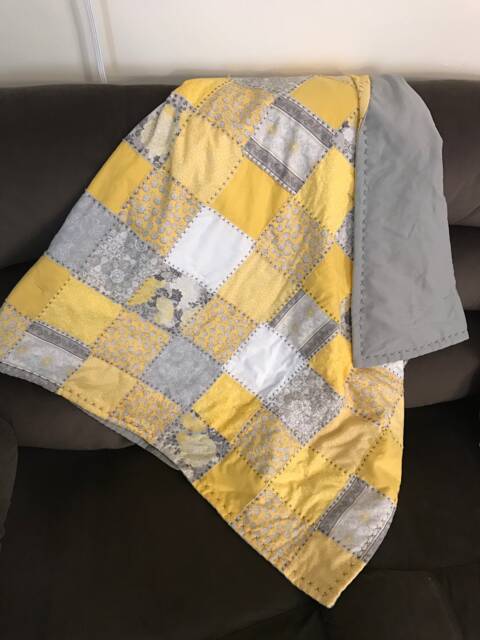 Baby/Throw Quilt I Don't Kid About Quiche - image 1