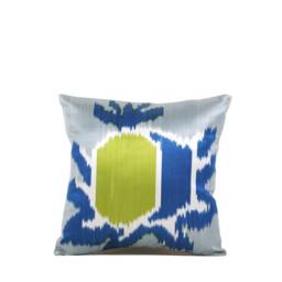 Set Of 4 Pcs, Ikat Pillow Cover, Silk & Cotton Pillow, 15.75 - thumbnail 3