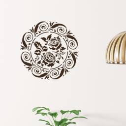 Mandala Stencil Saka, Reusable Stencils For Diy Home Improvement - Perfect Walls & Wall Art - thumbnail 2