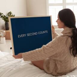 Every Second Counts Print - The Bear Motivational Poster Chef Gift The Bear Tv Show A4 - thumbnail 2