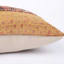 16x24 Kilim Lumbar Pillow Cover Turkish Wool Cushion - thumbnail 4