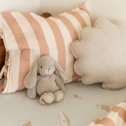 "Linen Shell Pillow ""Sand" - thumbnail 3