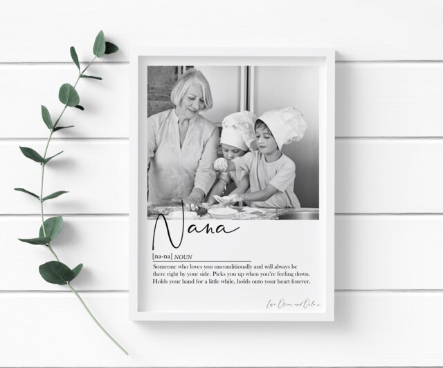 Grandma Print, Gifts, Gifts For Grandma, Mother's Day Gifts, Day, Prints, Picture, Gran Nanna Print - image 1