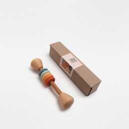 Wooden Baby Rattle First Christmas Gift, Montessori & Sensory Toys - thumbnail 4