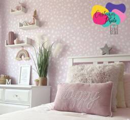 Dalmatian Wall Stickers 320x White Spots Dots Decals Hand Drawn Irregular Polka Dot Decor Girls Bedroom Nursery - thumbnail 1
