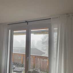 Hand-Forged Curtain Rod With 2 Brackets, Forged Rod, Custom-Made Iron Hand-Forged - thumbnail 4