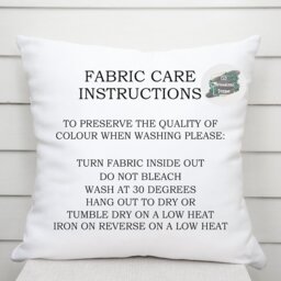 Personalised Eucalyptus Anniversary Cushion, Wedding Keepsake Gift - thumbnail 2