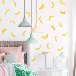 Bright Banana Wall Decals, Eco-Friendly Decals For Happy Homes - thumbnail 3