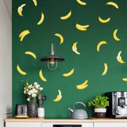 Bright Banana Wall Decals, Eco-Friendly Decals For Happy Homes