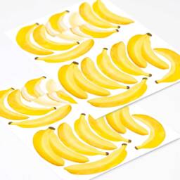 Bright Banana Wall Decals, Eco-Friendly Decals For Happy Homes - thumbnail 2
