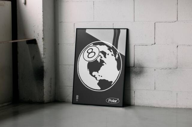 8 Ball Print Wall Art Poster For Bedroom, Trendy Retro Posters Room Decor - image 1