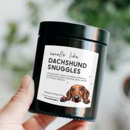 Dachshund Birthday Gift For Her Mum Dog Lovers Walker - Pet Memorial Candle Personalized Sympathy Bereavement Loss Gifts - thumbnail 2
