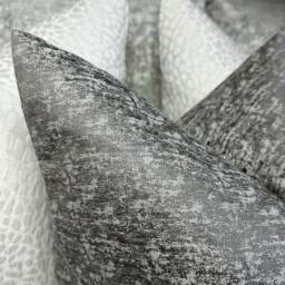 steel Grey Textured Cushion Cover, Perfect Pillow Cover For Charcoal Sofa Or Bed, Decorative Throw Pillow, Designer John Lewis - thumbnail 4