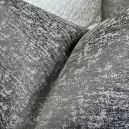 steel Grey Textured Cushion Cover, Perfect Pillow Cover For Charcoal Sofa Or Bed, Decorative Throw Pillow, Designer John Lewis - thumbnail 2