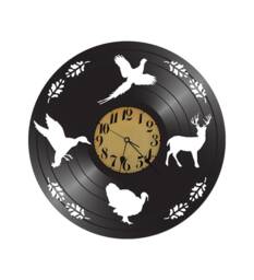 Free Shippingfree Shipping Hunting Themed Vinyl Record Clock - thumbnail 1