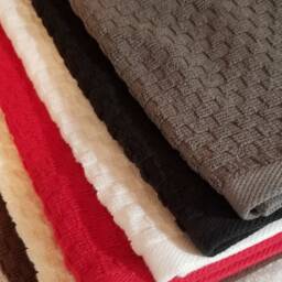 Embroidered Skier Towel Winter Sports Hand/Bath Towel - thumbnail 4