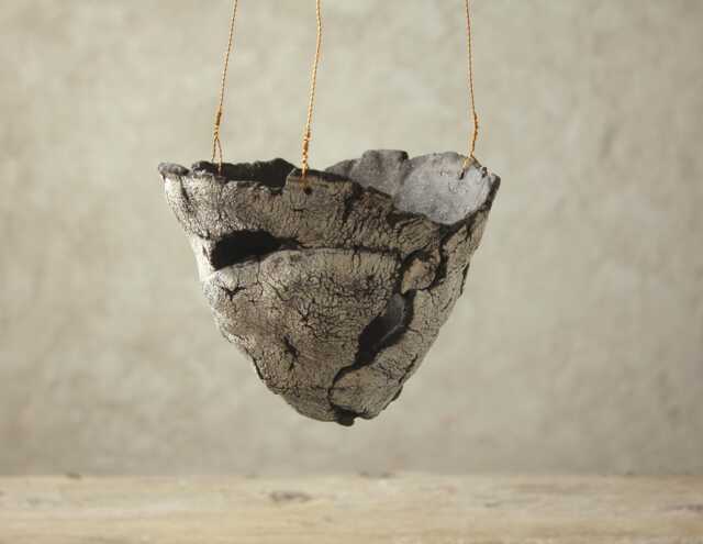 Hanging Pot For Orchids, With Openings Indoor Or Outdoor Plants, Unique Handmade Pot, 13 cm - Width 9 - 11 - image 1