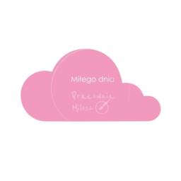 Wall Stickers White Clouds, Small Wall For Kids, Cloud On The Wall, Room Pink Clouds - thumbnail 2