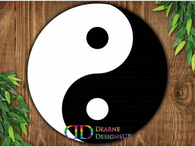 Yin Yang Wall Sign, Japanese Inspired Art, Zen Circle Spiritual Harmony Home Accent, Round Vibrant Meditation Artwork, Yoga Decor - image 1